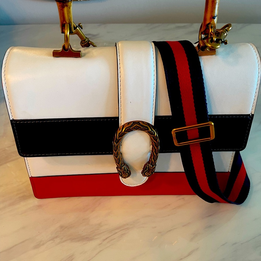 Gucci Dionysus bamboo leather handbag